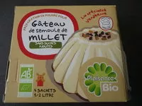 Mängden socker i Préparation en poudre pour gâteau de semoule de millet