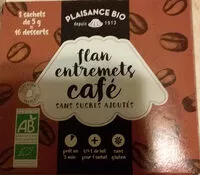 Mängden socker i Entremet non sucre cafe etui 8x1/4lit.40g Nature&Aliments
