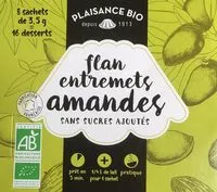 Mängden socker i Entremet non sucre amande 8x1/4litre 40g Nature&Aliments