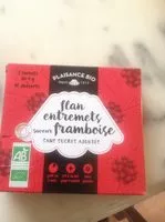 Mängden socker i Flan entremets framboise