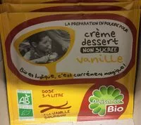 Mängden socker i Creme dessert non sucrée