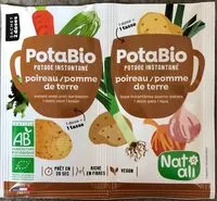 Mängden socker i Potabio potage instantané poireau / pomme de terre