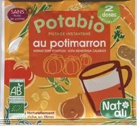 Mängden socker i Potage Potimarron