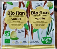 Mängden socker i Bio flan vanille, sans sucre ajouté