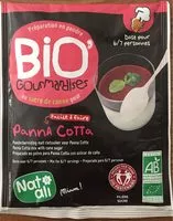 Mängden socker i Bio dessert Panna cotta, au sucre de canne