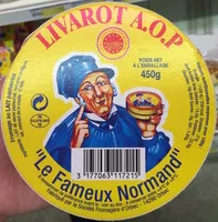 Mängden socker i Livarot AOP (21 % MG)