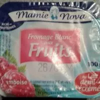 Mängden socker i Fromage blanc aux fruits