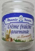 Mängden socker i Crème fraîche gourmande (30% MG)
