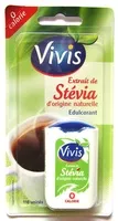 Mängden socker i Extrait de Stévia