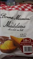 Mängden socker i Madeleine Chocolat au lait