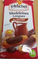 Mängden socker i Madeleines Longues au chocolat (x6)