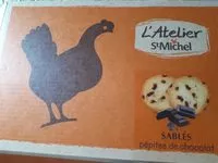 Mängden socker i Sablés pépites de chocolat