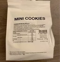 Mängden socker i Cookies pepites chocolat