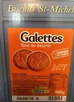 Mängden socker i Galettes Tout au Beurre