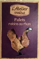 Mängden socker i Palets raisins au rhum