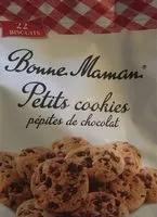 Mängden socker i Petits cookies pépites de chocolat