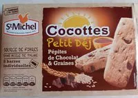 Mängden socker i Cocottes Petit Déj Barres chocolat & graines