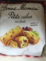 Mängden socker i Bonne Maman - Petits Cakes Fruits, 300g (10.6oz)