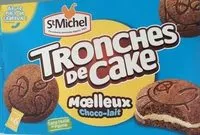 Mängden socker i Tronches de Cake - Moelleux Choco-Lait