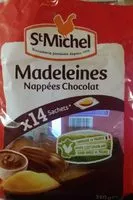 Mängden socker i Madeleines nappées chocolat