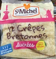 Mängden socker i 12 Crêpes Bretonnes sucrées