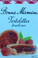 Mängden socker i Tartelettes framboises