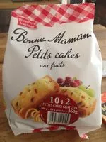 Mängden socker i Petits cakes aux fruits