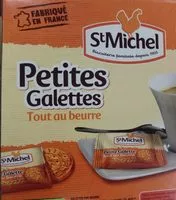 Mängden socker i Pure Butter Biscuits St Michel - 200 Sachets Individuels