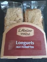 Mängden socker i Longues aux noisettes