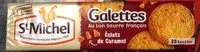 Mängden socker i Galettes au bon beurre français éclats de caramel