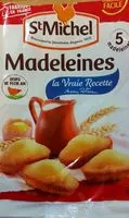 Mängden socker i Madeleines aux œufs de poules élevées en plein air
