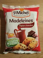 Mängden socker i Petites Madeleine pépites chocolat