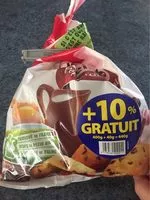 Mängden socker i Madeleines aux Pépites de Chocolat (+10% gratuit)