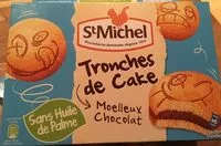 Mängden socker i Tronches de Cake Moelleux Chocolat