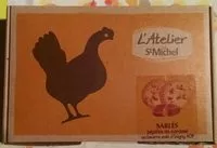 Mängden socker i Sablés pépites de caramel au beurre salé d'Isigny AOP