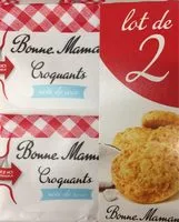 Mängden socker i Biscuits croquants noix de coco
