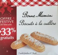 Mängden socker i Biscuits à la cuillère