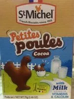 Mängden socker i Petites poules cocoa