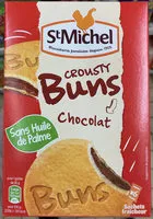 Mängden socker i Biscuits Crousty Buns chocolat St