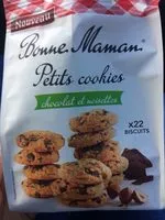 Mängden socker i Petits cookies chocolat et noisettes