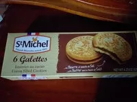 Mängden socker i 6 galettes Fourrées au cacao