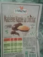 Mängden socker i Madeleine nappée au chocolat