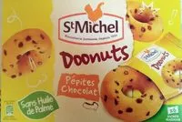 Mängden socker i Doonuts pépites chocolat