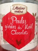 Mängden socker i Poules Givrées de Noël Chocolat