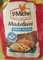 Mängden socker i Madeleines pépites chocolat