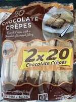 Mängden socker i Chocolate crepes