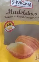 Mängden socker i Madeleines