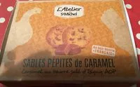 Mängden socker i Sablés pépites de caramel