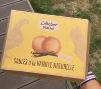 Mängden socker i Sablé à la vanille naturelle