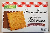 Mängden socker i Le grand petit beurre chocolat au lait